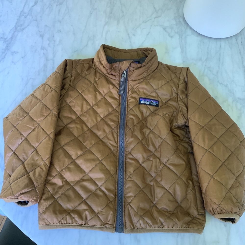 Patagonia Baby Nano Puff Jacket (mustard/olive)